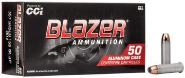 CCI Blazer 357 Mag 158gr JHP 50/Box 20 Case - Box or Case