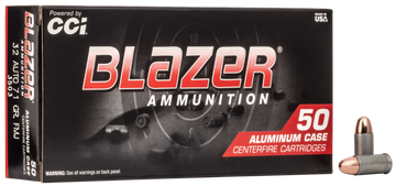 CCI Blazer Aluminum 32 ACP 71 gr FMJ - Box or Case