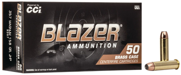 CCI Blazer Brass 357 Mag 158gr JHP - Box or Case