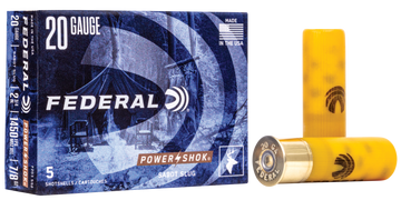 Federal Power-Shok 20 Gauge 2.75" 7/8 oz Sabot Slug 5 Rd - Box or Case