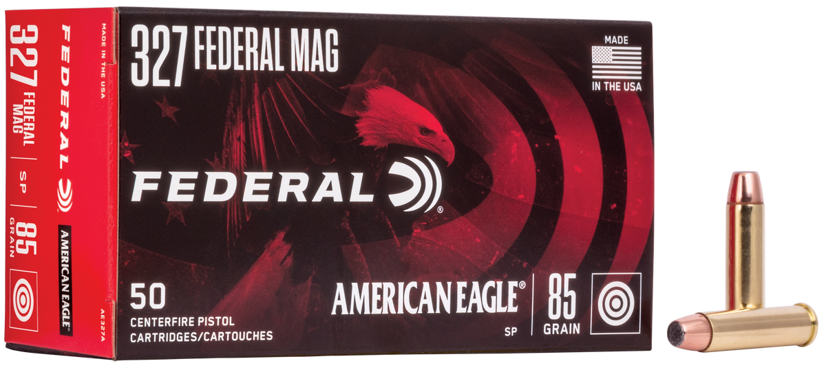 Federal American Eagle 327 Federal Mag 85gr Jacketed Soft Point 50 Rd - Box or Case