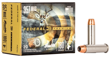 Federal Premium 357 Mag 180gr Swift A-Frame 20rd - Box or Case