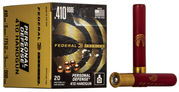 Federal Premium Personal Defense 410 Gauge 3" 5 Pellets 000 Buck - Box or Case
