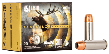 Federal Premium 454 Casull 300gr Swift A-Frame 20rd - Box or Case