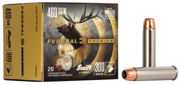 Federal Premium 460 S&W Mag 300gr Swift A-Frame 20rd - Box or Case