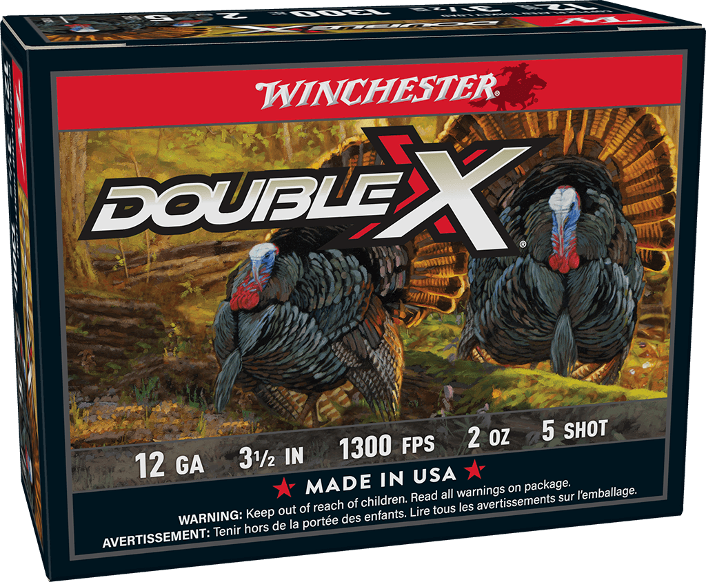 Winchester Double X High Velocity Turkey 12 Gauge 3.5" 2oz #5 Shot 10 Rd - Box or Case