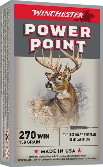 Winchester Ammo X2704 Power-Point 270 Win 150gr 20 Rd - Box or Case