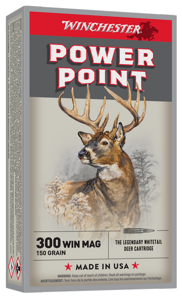 Winchester Ammo Super-X Power-Point 300 Win Mag 150gr Power Point 20 Rd - Box or Case