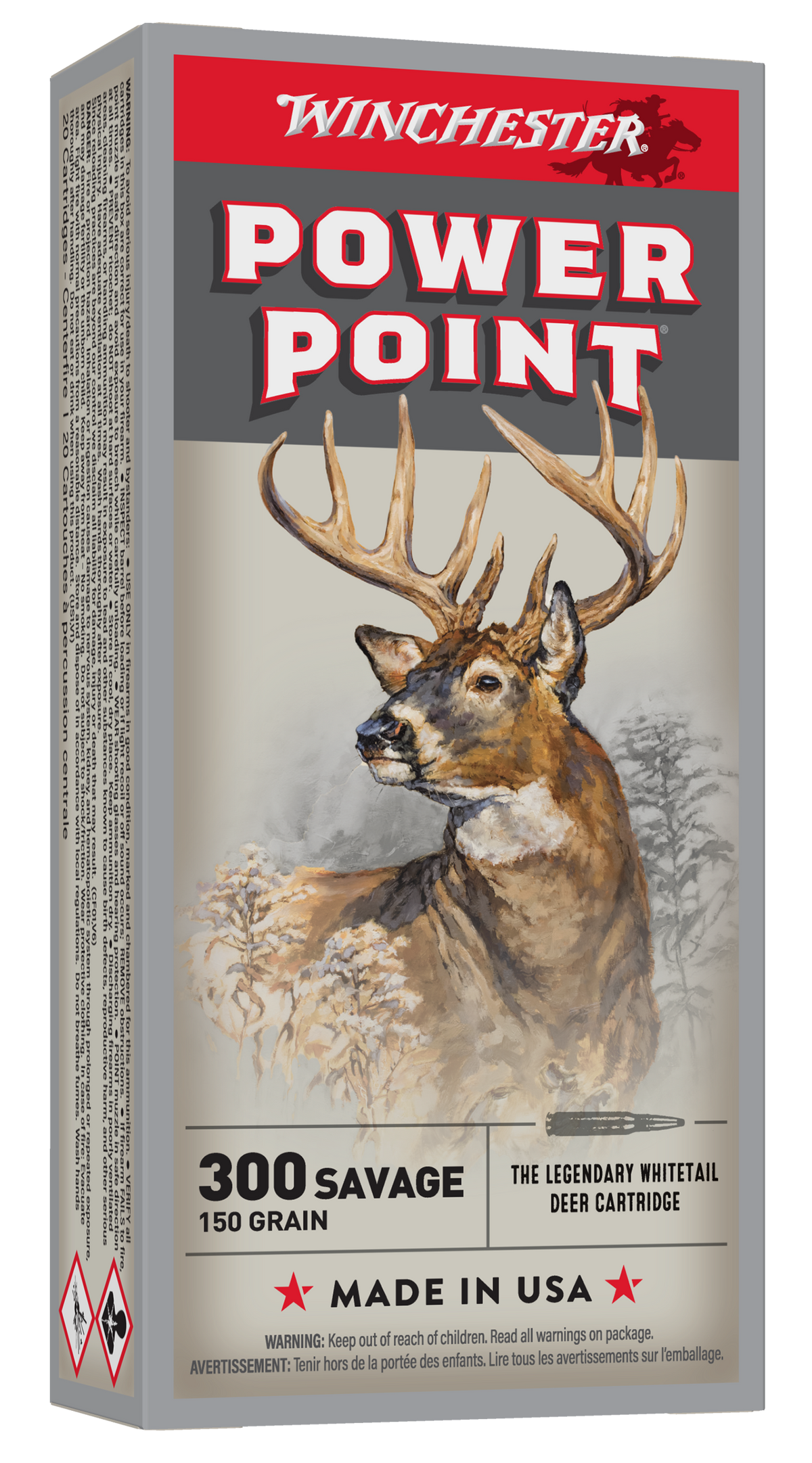 Winchester Power-Point 300 Savage 150gr 20Rd - Box or Case