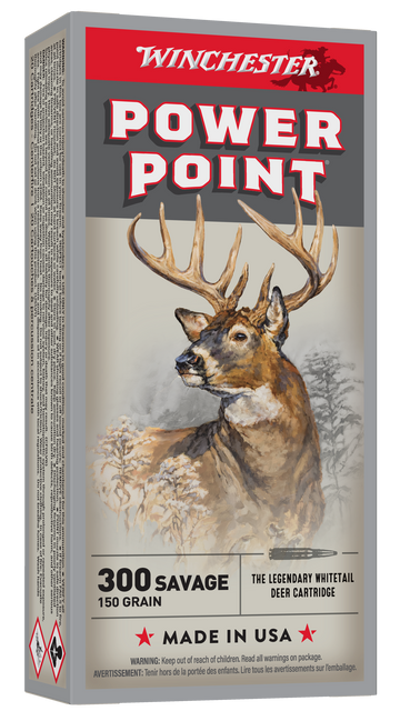Winchester Power-Point 300 Savage 150gr 20Rd - Box or Case