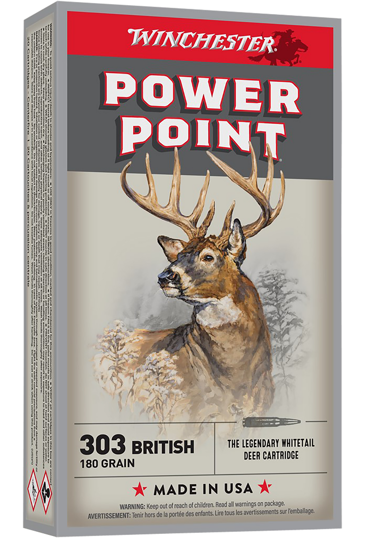 Winchester Ammo X303B1 Super-X Power-Point 303 British 180gr - Box or Case