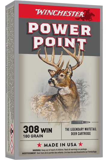 Winchester Super-X Power-Point 308 Win 180gr 20 Rd - Box or Case