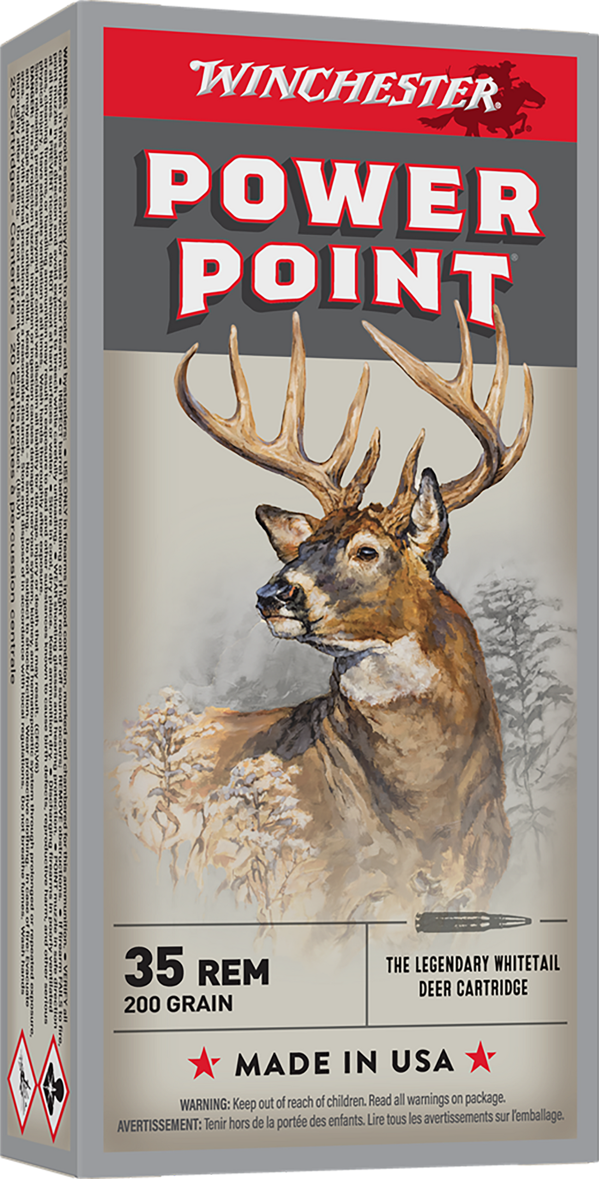 Winchester Ammo Super-X Power-Point 35 Remington 200gr PP 20 Rd - Box or Case