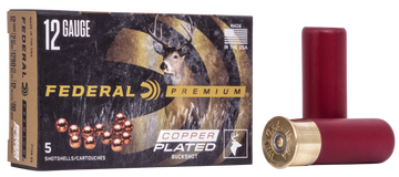Federal Premium Magnum 12 Gauge 3" 2 oz 4 Buck Shot 5 Rd - Box or Case