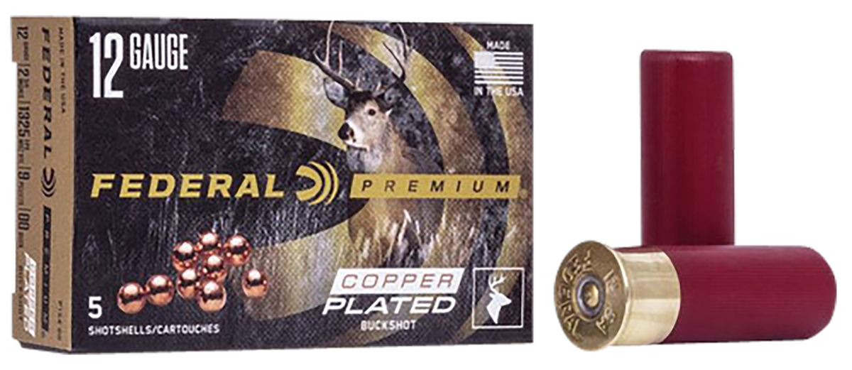Federal Premium Magnum 12 Gauge 2.75" 1 1/8 oz 00 Buck 5 Rd - Box or Case