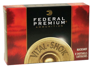 Federal Premium Magnum 12 Gauge 3" 000 Buckshot 10 Pellets 5 Rd - Box or Case