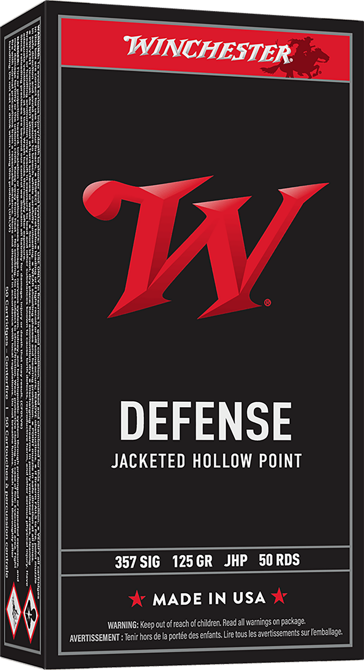 Winchester Ammo USA 357 SIG 125gr JHP 50-Rd - Box or Case