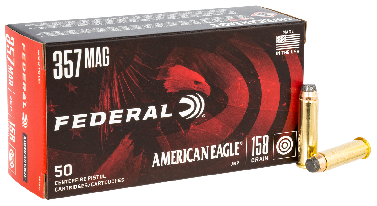 Federal American Eagle 357 Mag 158gr Jacketed Soft Point - Box or Case