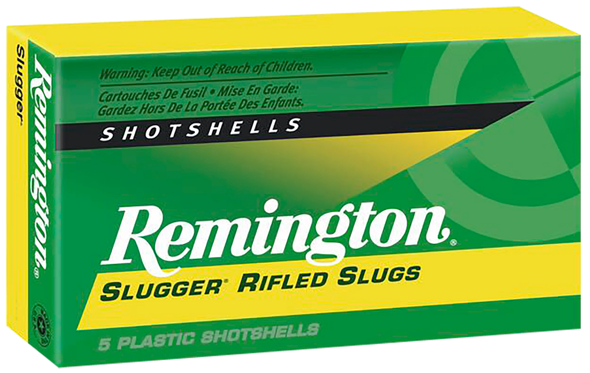 Remington Ammunition Slugger 12 Gauge 2.75" 1 oz Rifled Slug 5 Per Box - Box or Case