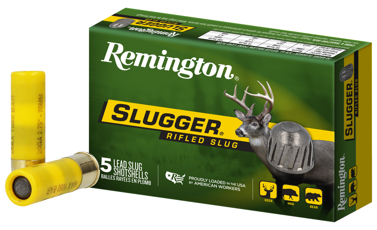 Remington Ammunition Slugger 20 Gauge 2.75" 5/8 oz Rifled Slug 5 Rd - Box or Case