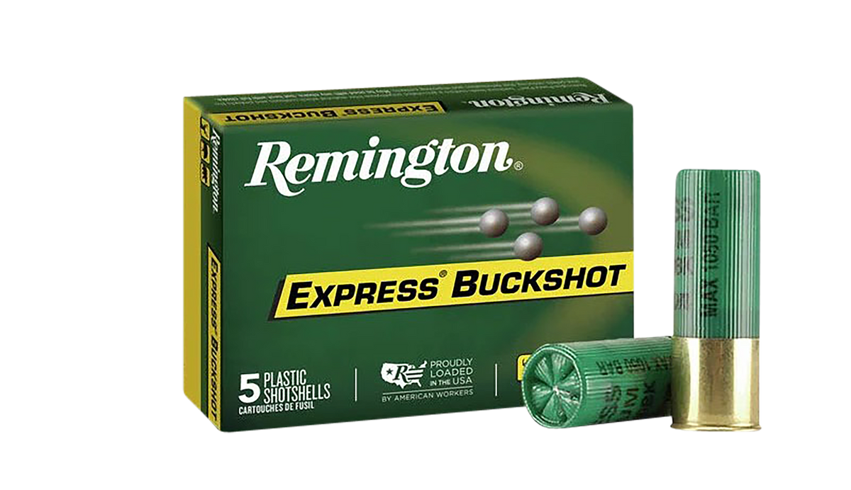 Remington Ammunition Express Buckshot 12 Gauge 3" 4 Buck 5 Rd Shotshell - Box or Case