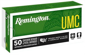 Remington Ammunition UMC 40 S&W 180gr Full Metal Jacket 50rd Box - Box or Case