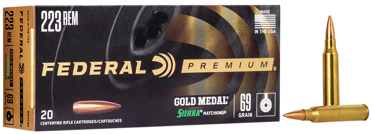 Federal Premium Gold Medal 338 Lapua Magnum 250gr Sierra MatchKing BTHP - Box or Case
