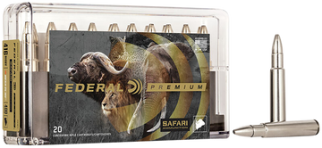 Federal Premium Safari Cape-Shok 416 Rigby 400gr Trophy Bonded Bear Claw - Box or Case