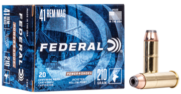 Federal Power-Shok 41 Rem Mag 210gr Jacketed Hollow Point - Box or Case