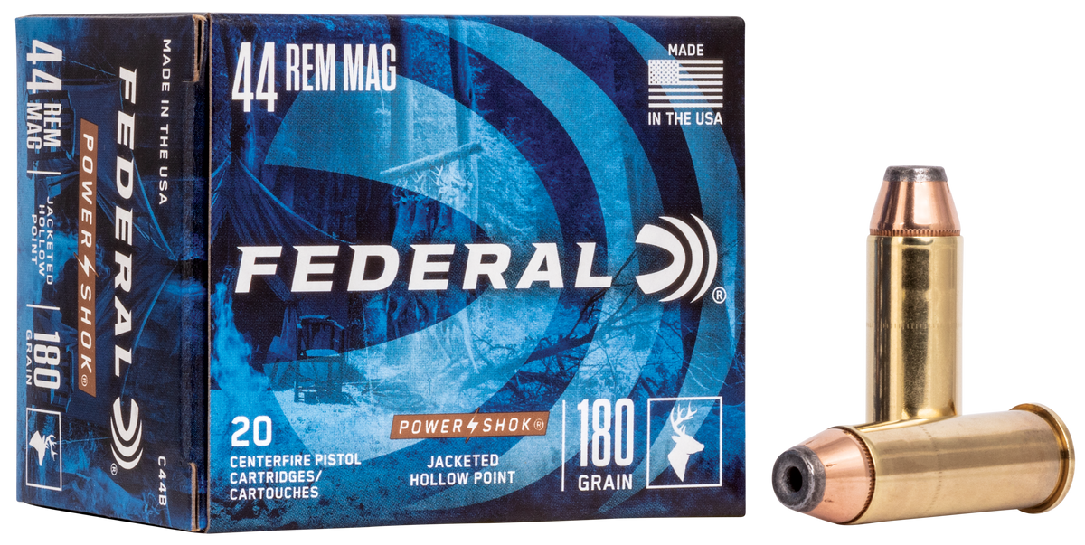 Federal Power-Shok 44 Rem Mag 180gr JHP - Box or Case
