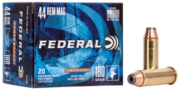 Federal Power-Shok 44 Rem Mag 180gr JHP - Box or Case