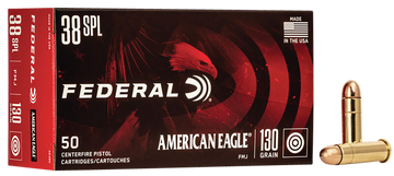 Federal American Eagle 38 Special 130 gr FMJ - Box or Case