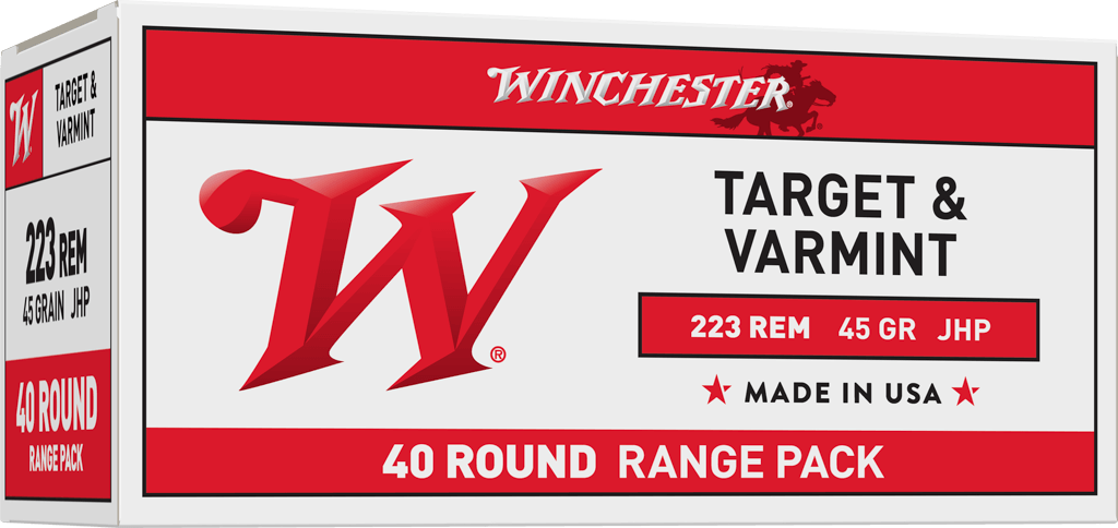 Winchester Ammo USA 223 Rem 45gr JHP 40 Rd - Box or Case