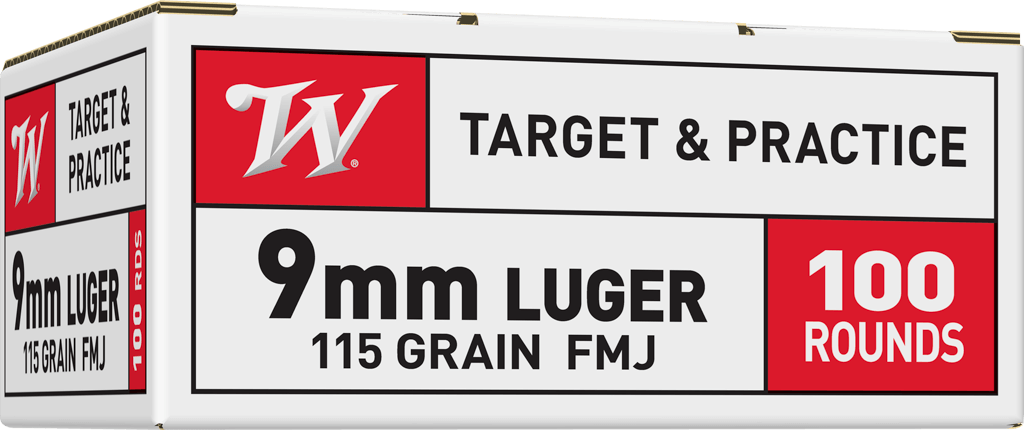Winchester Ammo USA Value Pack 9mm Luger 115gr FMJ 100 Rd - Box or Case