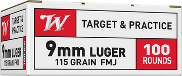 Winchester Ammo USA Value Pack 9mm Luger 115gr FMJ 100 Rd - Box or Case