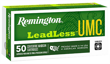 Remington Ammunition UMC Leadless 40 S&W 180gr Flat Nose Enclosed Base - Box or Case