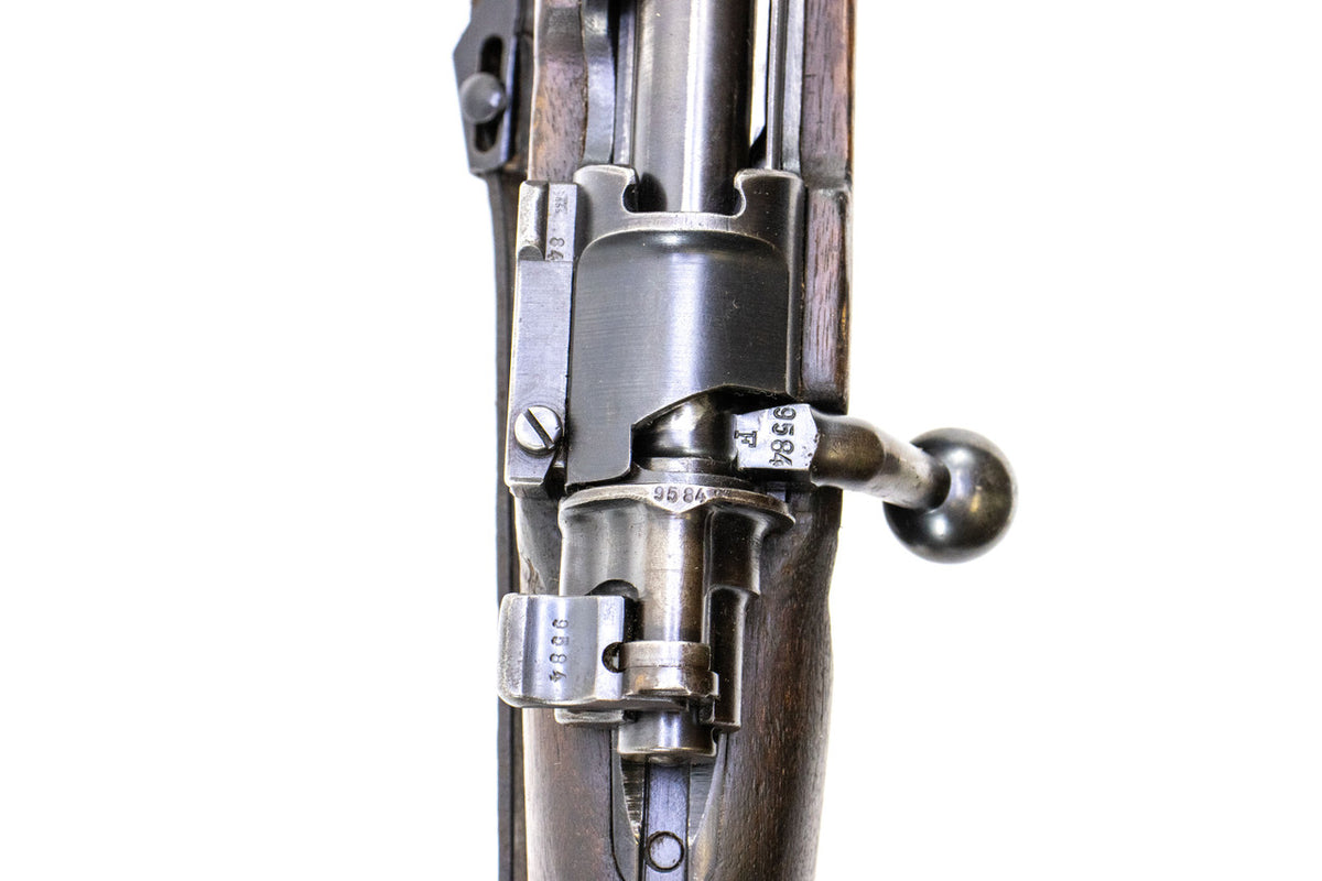German Kar98k M937B 8mm WWII (Portuguese Contract) Mauser - Matching Bayonet and Serial Number F9584PB