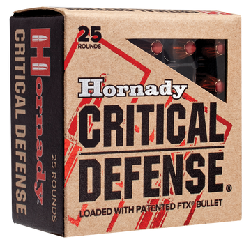 Hornady Critical Defense 357 Mag 125gr FTX 25 Rd - Box or Case