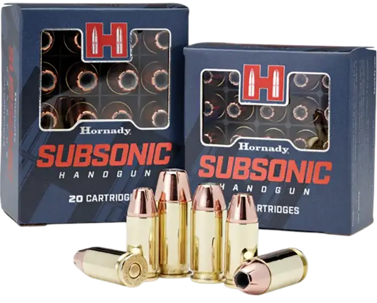 Hornady Subsonic Handgun 9mm Luger 147gr Hornady XTP Subsonic - Box or Case - Box - 25 Rounds