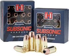 Hornady Subsonic Handgun 9mm Luger 147gr Hornady XTP Subsonic - Box or Case - Box - 25 Rounds