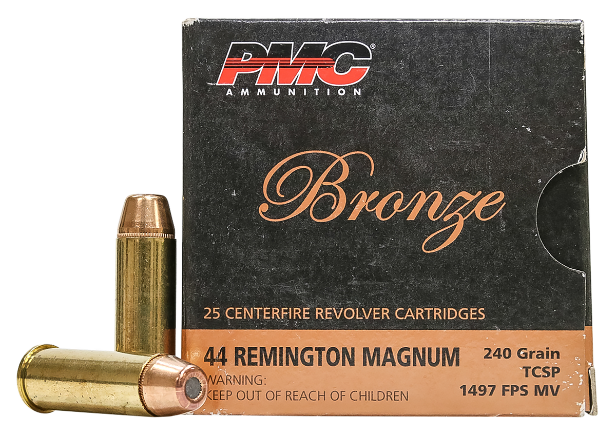 PMC 44D Bronze 44 Rem Mag 240gr Truncated Cone Soft Point - Box or Case