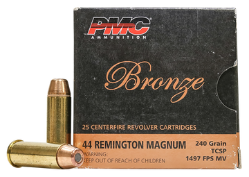 PMC 44D Bronze 44 Rem Mag 240gr Truncated Cone Soft Point - Box or Case