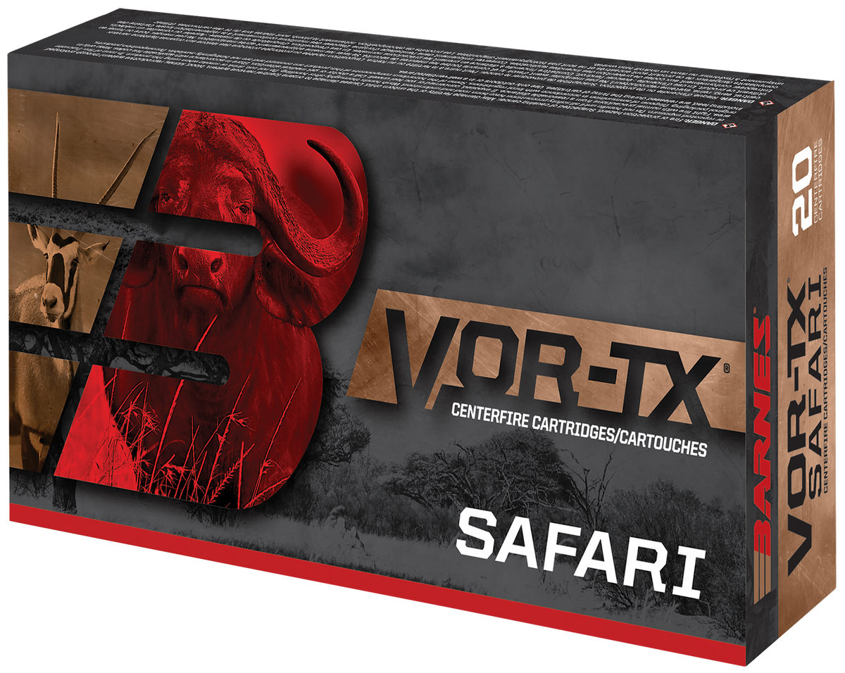 Barnes Bullets VOR-TX Safari 500 Nitro Express 570gr Round Nose Banded Solid 20 Rd - Box or Case