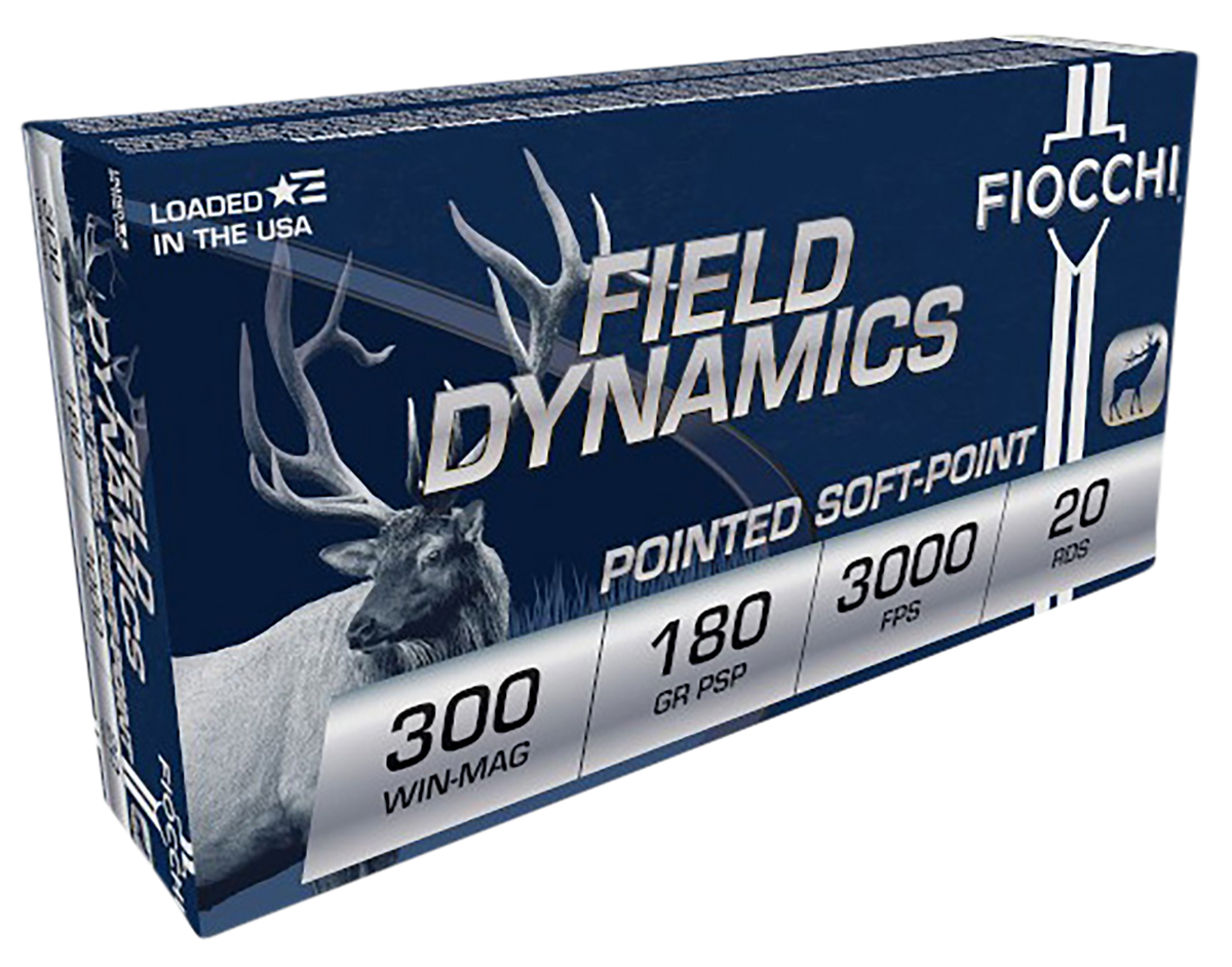 Fiocchi Field Dynamics 300 Win Mag 180gr PSP Interlock BT - Box or Case