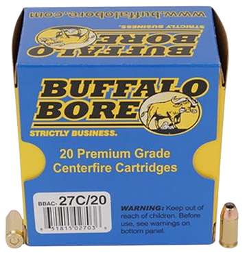 Buffalo Bore Ammunition Personal Defense Strictly Business 380 ACP +P 90gr JHP 20 Rd Box - Box or Case