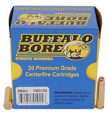 Buffalo Bore Ammunition Strictly Business Heavy 357 Mag 125gr Jacketed Hollow Point 20 Rd Box - Box or Case