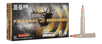 Federal Premium Trophy Copper 30-06 Springfield 180gr 20rd - Box or Case