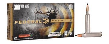 Federal Premium 300 Win Mag 180gr Trophy Copper 20rd - Box or Case