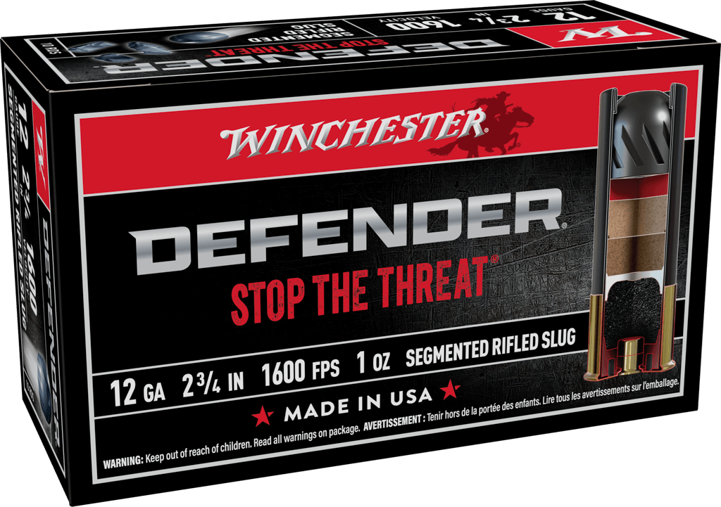 Winchester Ammo PDX1 Defender 12 Gauge 2.75" 1 oz Segmenting Rifled Slug 10 Rd - Box or Case