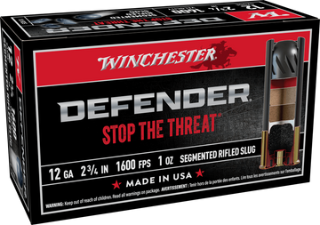 Winchester Ammo PDX1 Defender 12 Gauge 2.75" 1 oz Segmenting Rifled Slug 10 Rd - Box or Case